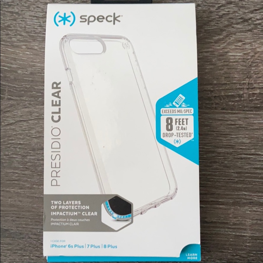Speck Clear iPhone Case - 6s Plus/ 7 Plus/ 8 Plus